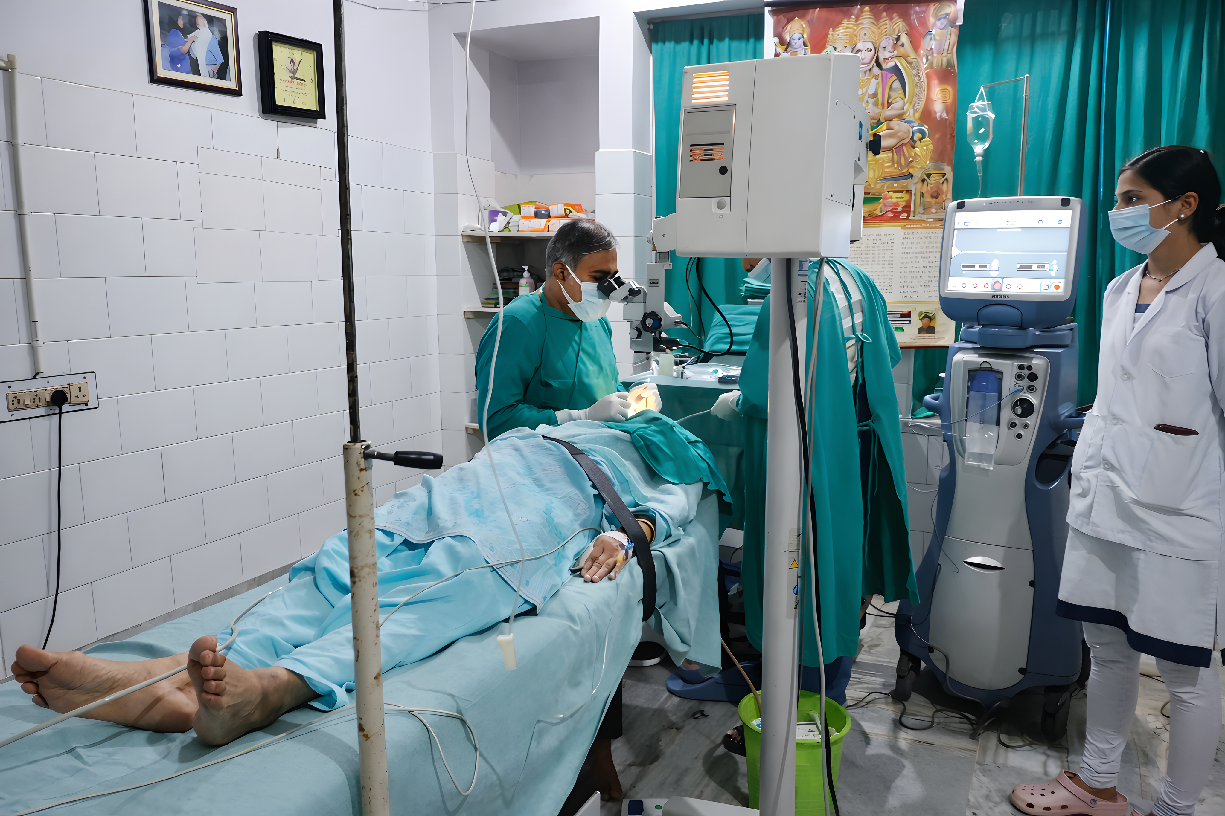 Clinical procedure and treatment room