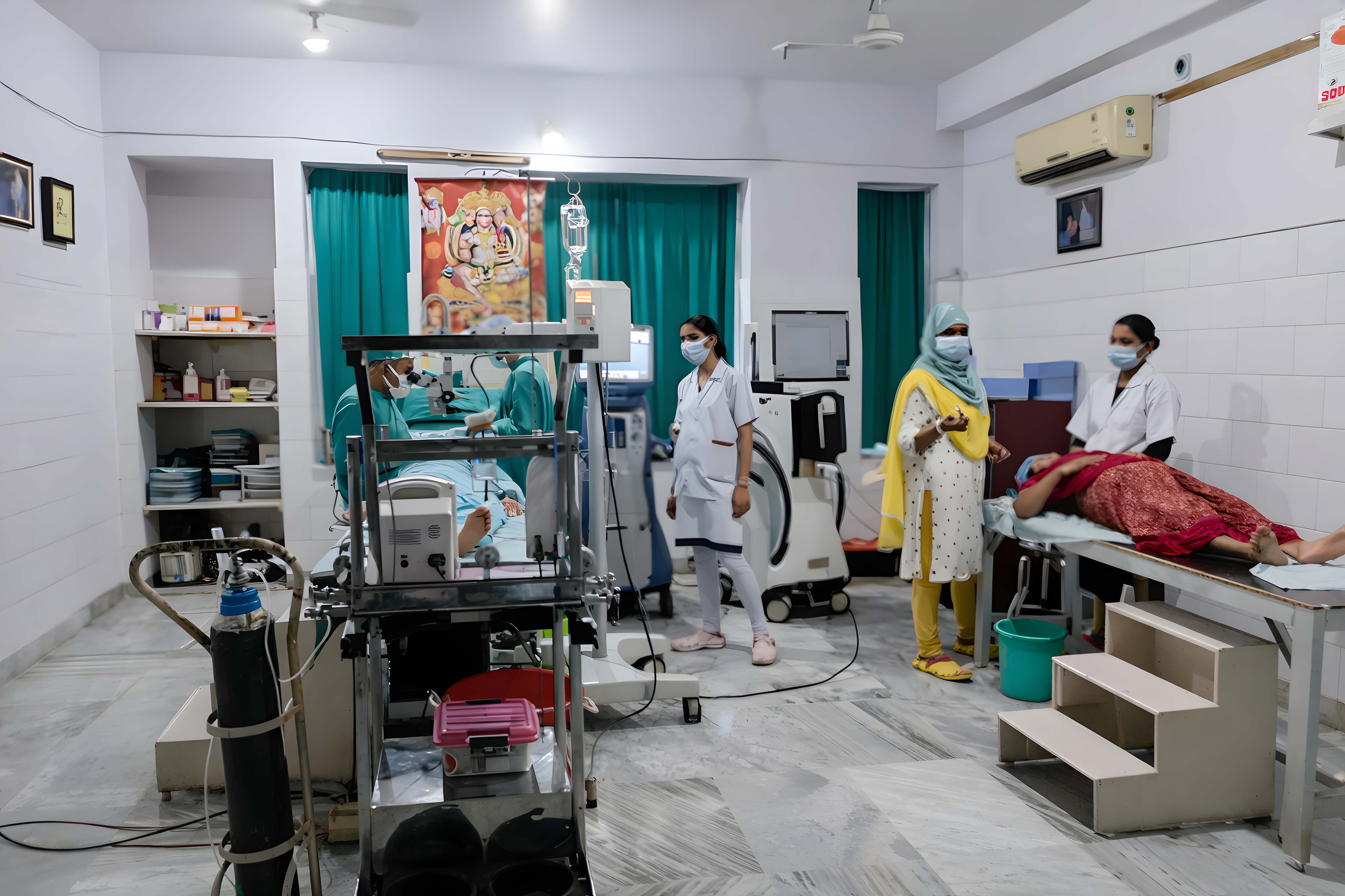 Patient care and treatment area